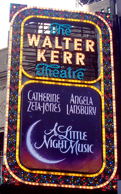 A Little Night Music marquee poster